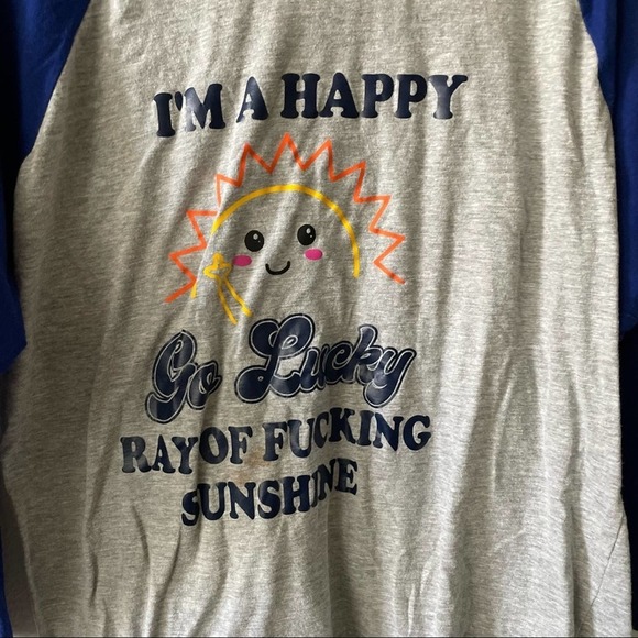 American Apparel Graphic Baseball Tee - Picture 2 of 5